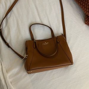 Kate Spade brown leather tote bag/cross body bag